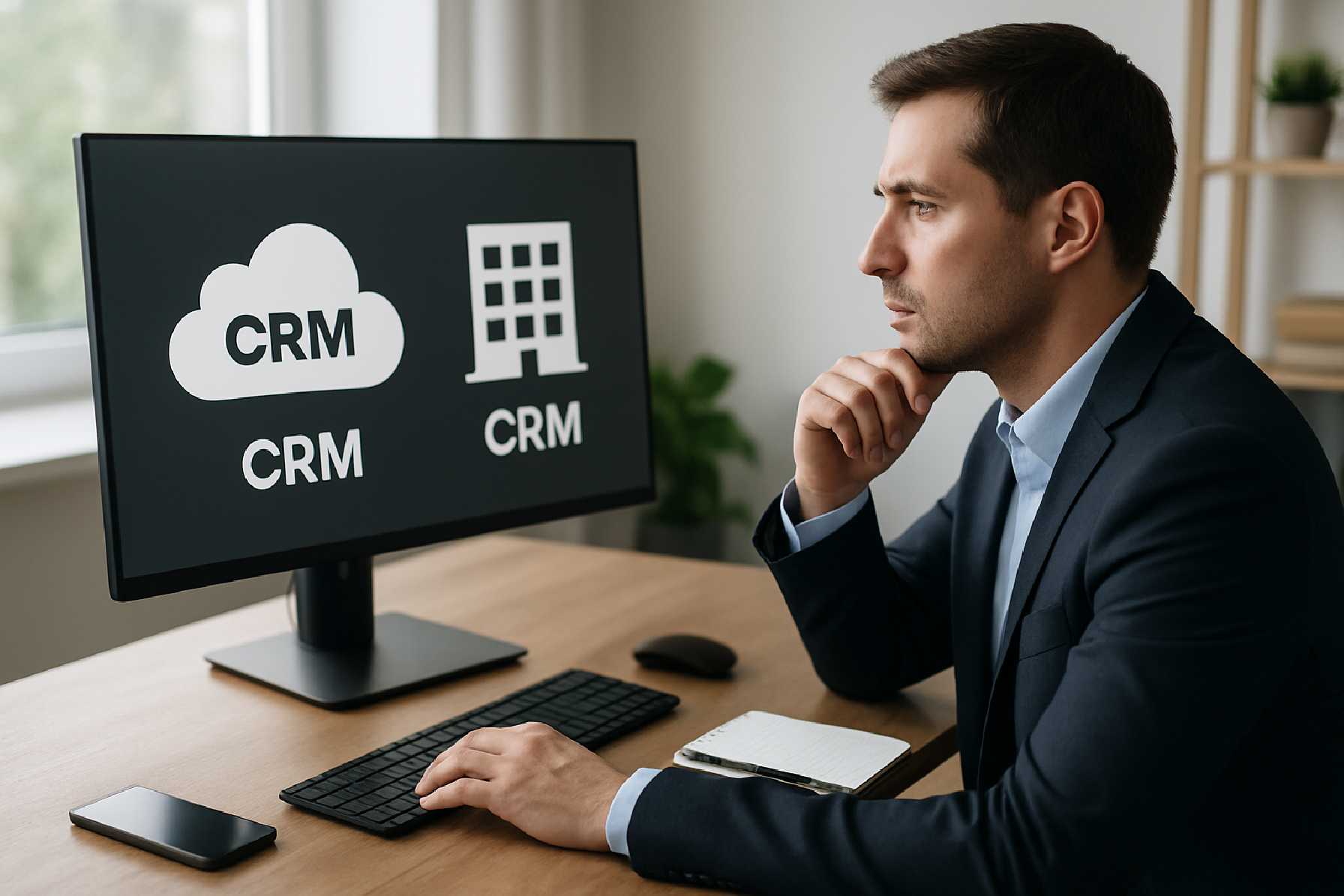 CRM בענן או CRM בהתקנה מקומית: מה נכון לעסק קטן