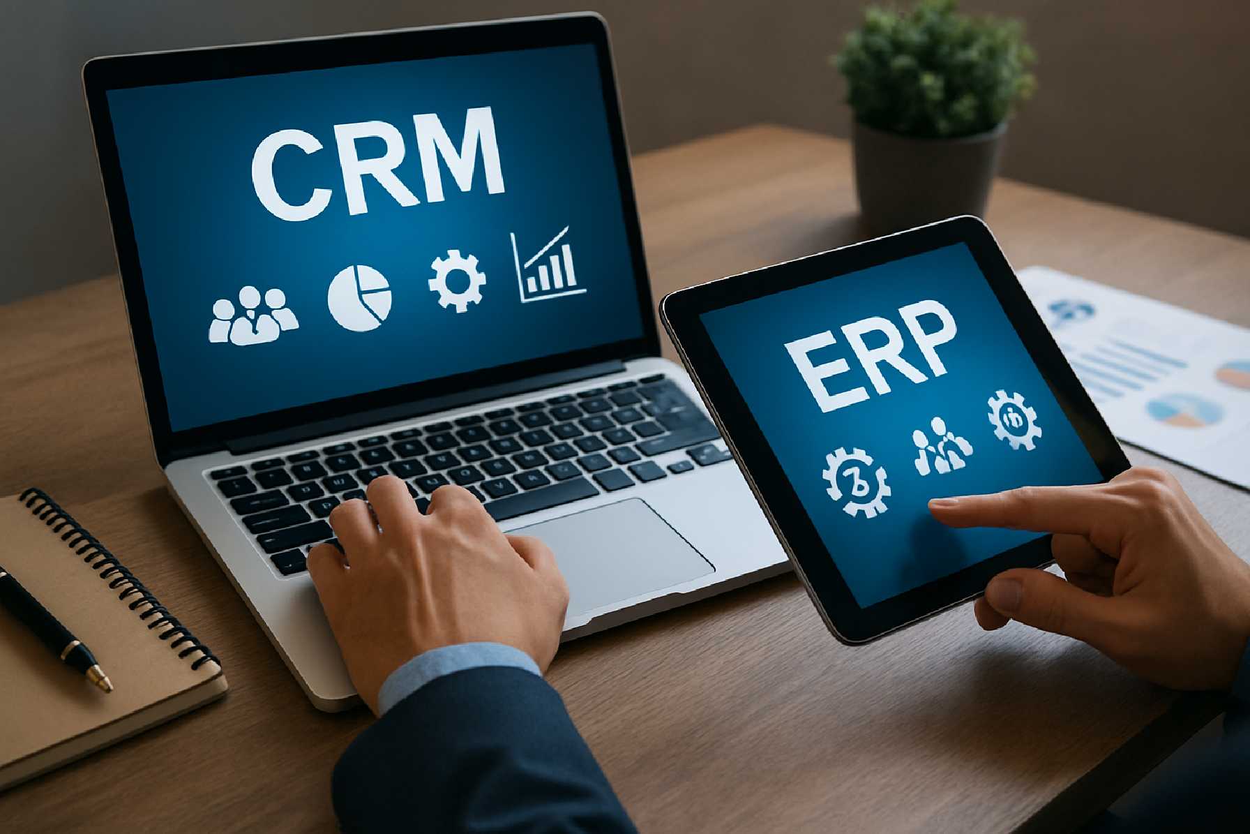 תוכנת CRM לעסק קטן מול מערכת ERP: מה ההבדל